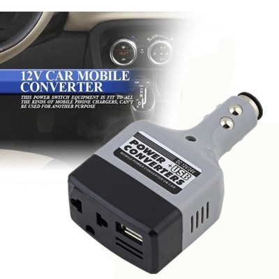 Car Mobile Converter Inverter Adapter DC 12V/24V to AC 220V