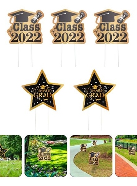 Graduation Yard Lawn Signs Sign 2022 Grad Stakes Stake