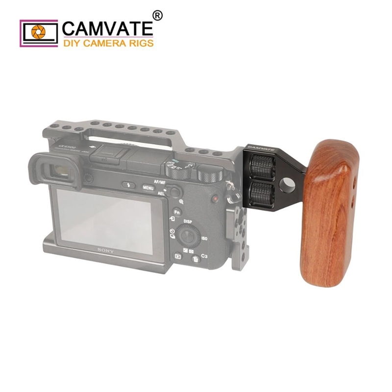 CAMVATE Camera Universal Rosewood Right Handle Grip With Al