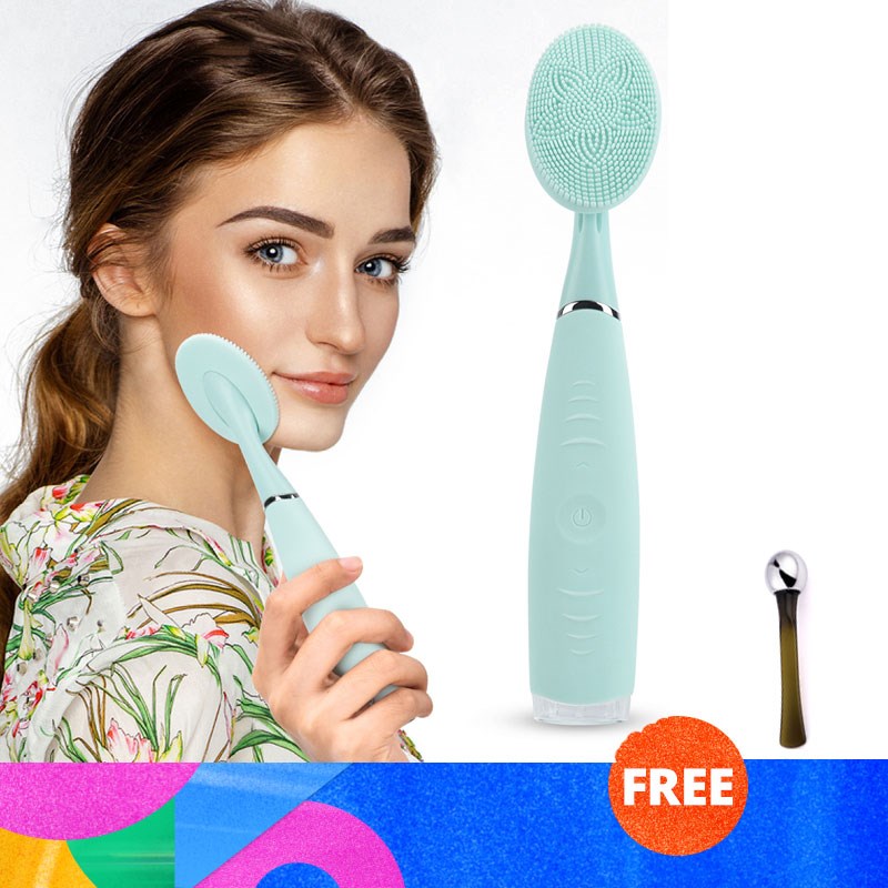 Portable Electric Face Silcione Cleaning Brush Pore Cleaner