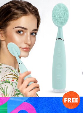 Portable Electric Face Silcione Cleaning Brush Pore Cleaner