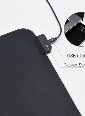 LED Light Mousepad RGB Keyboard Cover Desk mat Colorful Sur