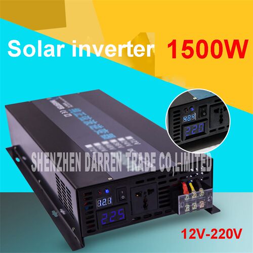 LED display Off grid solar inverter RBP-1500S 12/24/48VDC to
