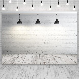 Avezano Photography Backdrop White Wall Board Chandelier Bi