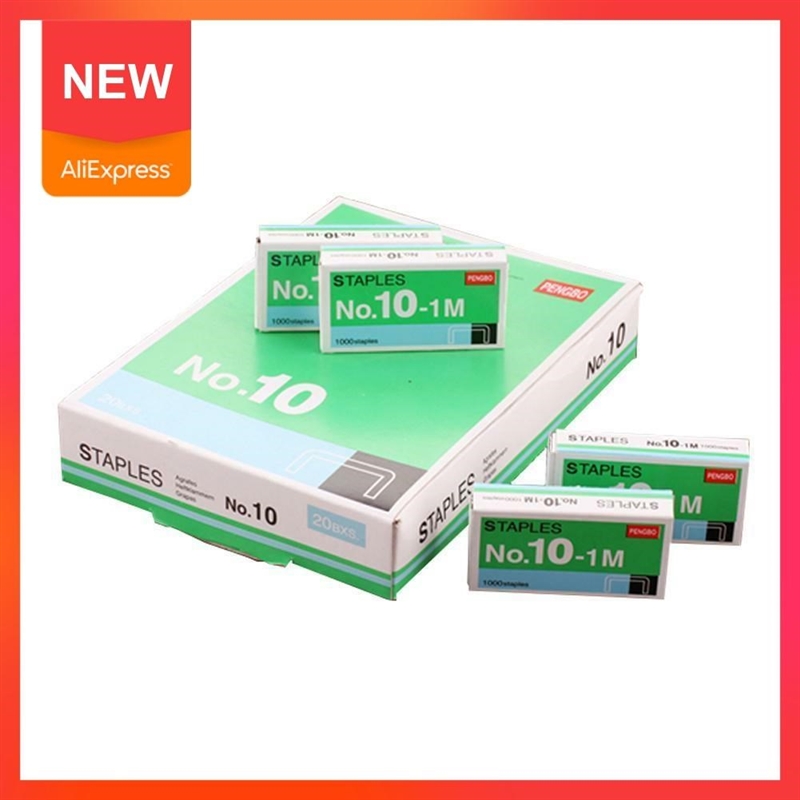 1000pcs/box Size No 10 Staples Box For Desktop Stapler Acces