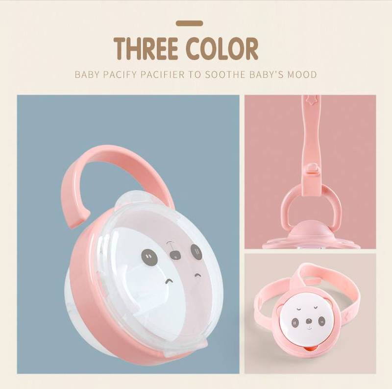 New Baby Soother Pacifier Storage Box Travel Dust Cover Cas