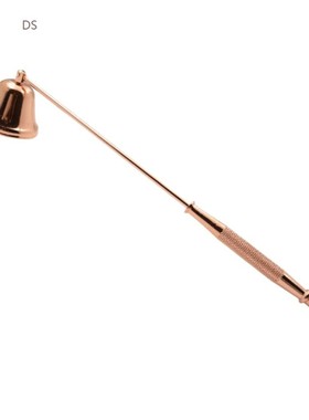 Vintage Iron Plating Bell Shape Candle Snuffer Long Handle B