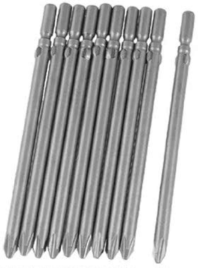 5mm Diameter 100mm Long PH2 Screwdriver Bits 10 Pcs NEW