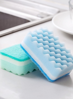 We'll wash the dishes at home and clean the sponge kitchen w