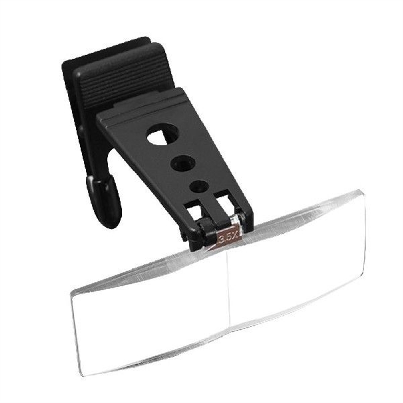 Glasses Style Magnifying Glass With Clip For Reading