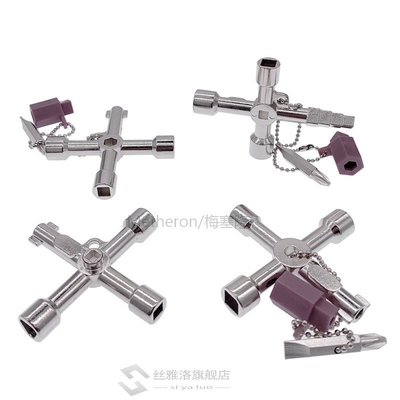 niversal Cross Multi function Key electrical cabinet key Tri
