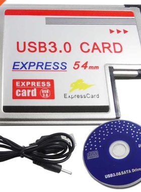 Dual 2 Port USB 3.0 ExpressCard Adapter 5Gbps USB HUB Expres