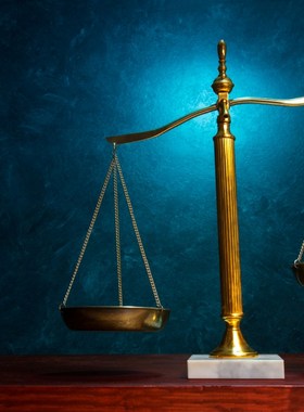 7x5FT Law Justice Court Libra Books Gavel Custom Photo Stud