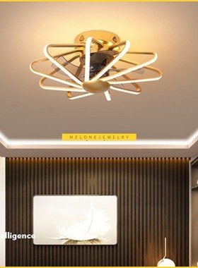 AC 220V LED Ceiling ventilator lamp Fan Light Bedroom Living