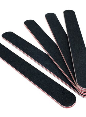 5pcs/10pcs Nailfile Professional Nail Buffer Black Sandpape