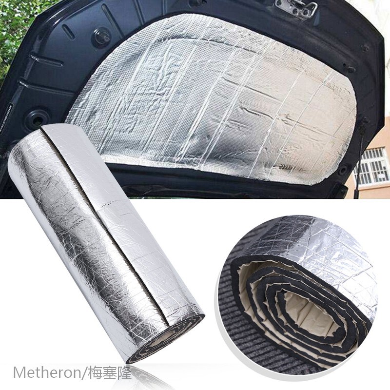 100x200cm Car Heat Sound Deadener 10mm Thick Aluminum Foil S