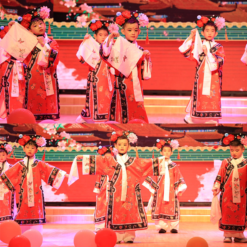 格格服女童演出服旗装