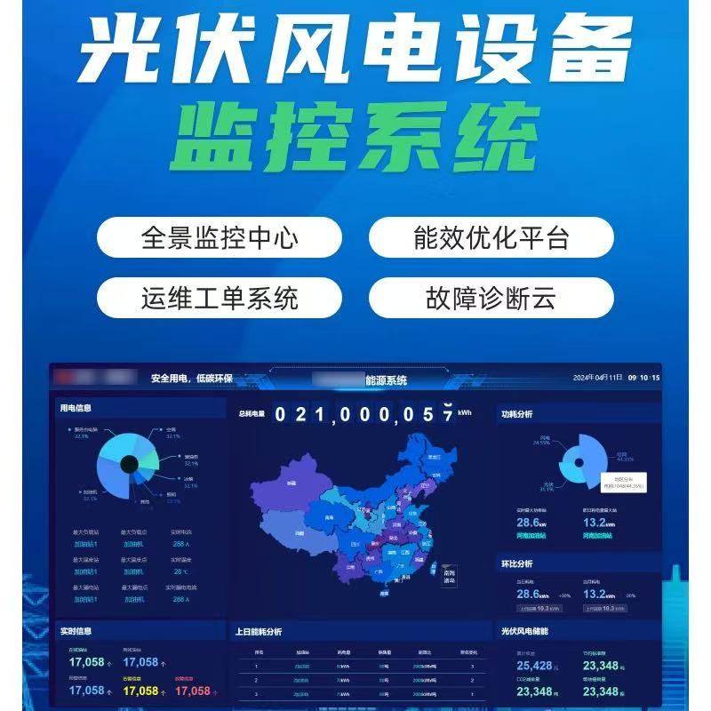 物联网分布式光伏监控智能运维系统解决方案户用光伏发电管理APP
