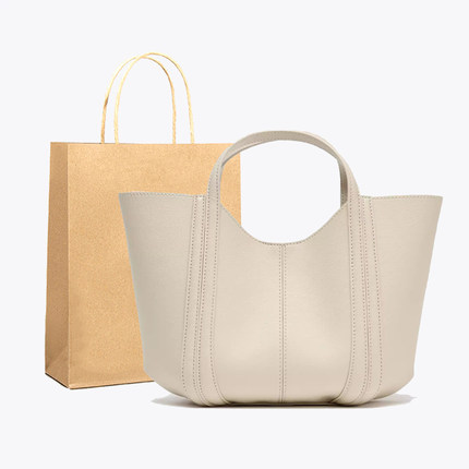 2025夏季新品女包 欧美时尚白色缉线装饰迷你休闲手提单肩斜挎包