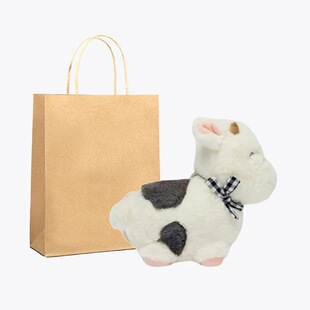 可爱迷你mini毛绒绒小奶牛崽崽儿童包2026新款 生日礼物幼儿园小包