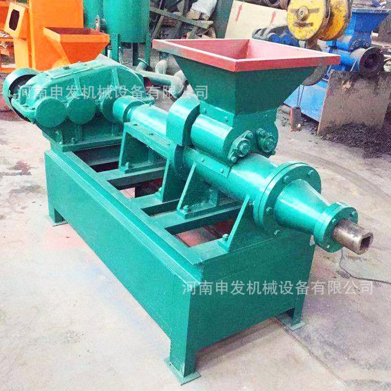 煤泥挤压制棒成型机 空心煤煤小型炭料棒机 生物质设颗粒燃备