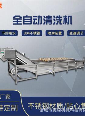 全自动水果蔬菜气泡洗机 生姜竹笋椿去杂清洗清 龙机MAGA-102虾香