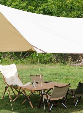 YBX源头工厂定制加工LOGOP防牛津布天幕多人露营印雨晒遮阳U棚