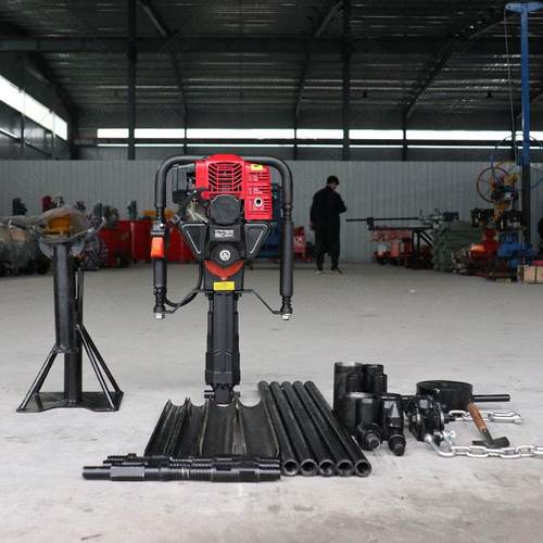 土壤取样手钻机持式冲击钻 土油地冲孔勘机探钻机 地QT20表环境汽