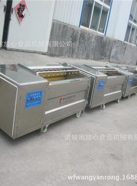 菜清洗机大价格 FX-1500型胡萝卜机清洗厂家 萝卜清洗流水蔬线