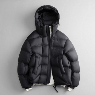 300克高充绒量 云朵泡芙羽绒服男宽松潮流情侣东北极寒加厚面包服