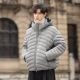 宽松休闲保暖防寒潮外套 冬季 美式 潮流90白鸭绒排骨羽绒服男女同款