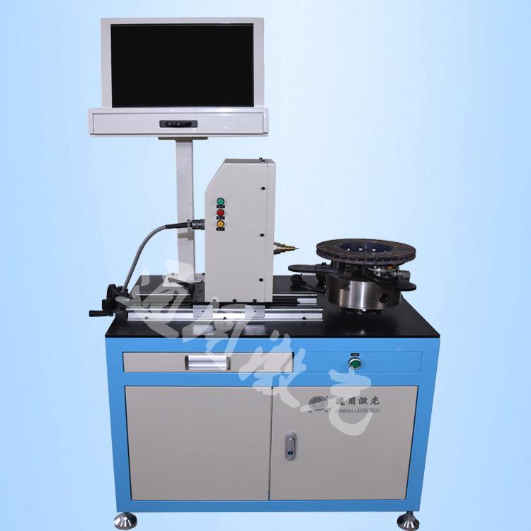 式气动卧打标机厂家旋转属打标加工铭标牌刻机金喷码GL-PMP15机生