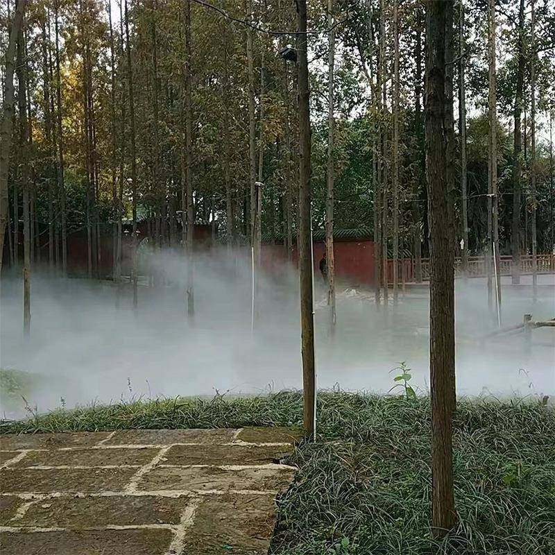 厂家销户售外假山林喷雾造景森设备雾人园造雾小区高压喷REC雾系