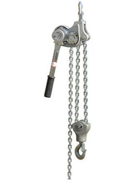 现优铝镁合金LBS链条良4手扳葫芦4吨1货.5米手扳葫芦Ton链条长度