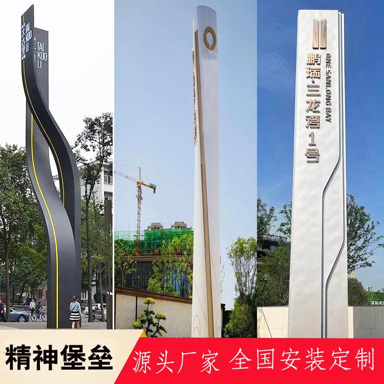 信息导向示牌户停854外景区指车场发光商场公园房处地产售楼精神