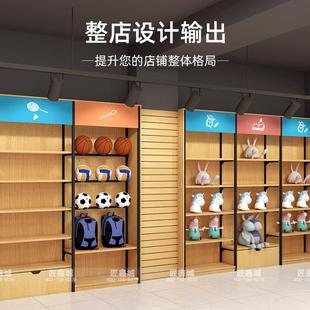 整店设计870文具专用货柜架中岛柜潮玩店店货架展示店现货文创货