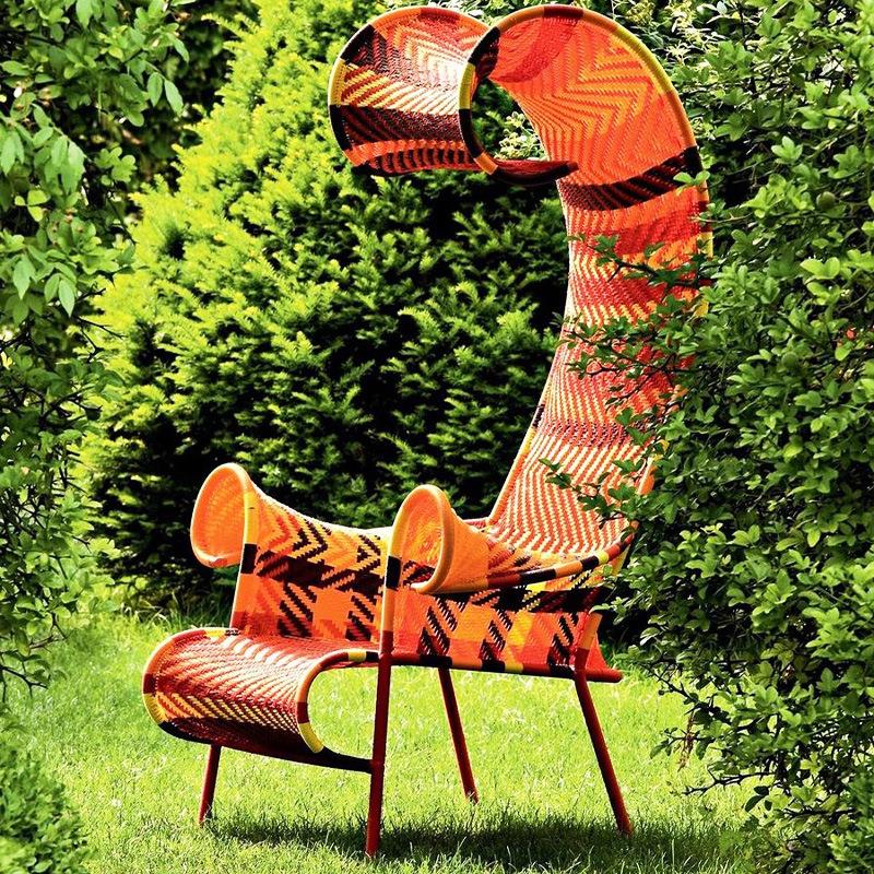 北欧户外沙发庭院具样板房花园露编天阳484设台藤椅计师家创意藤