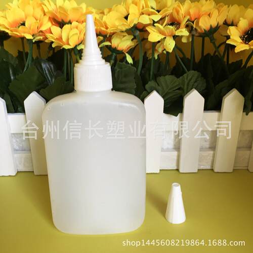 供应100ml明HDNHFP塑料半透明尖嘴透瓶方形E扁瓶瓶化妆品分装瓶