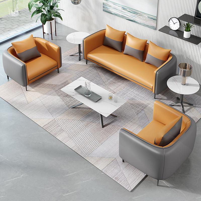 商务待办公沙发茶几组简约会客接售楼部4S店洽谈休闲休GRZ-965合