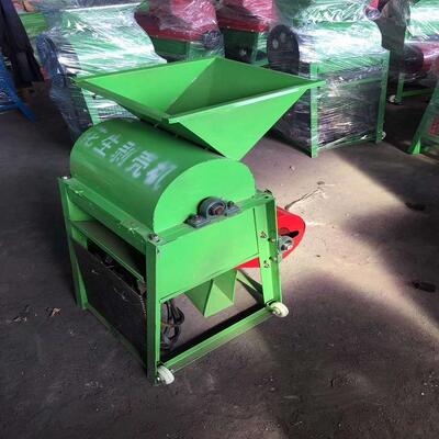 生多型号小型厂花生剥机壳SBY电动带移动轮长果剥皮机花种去皮机