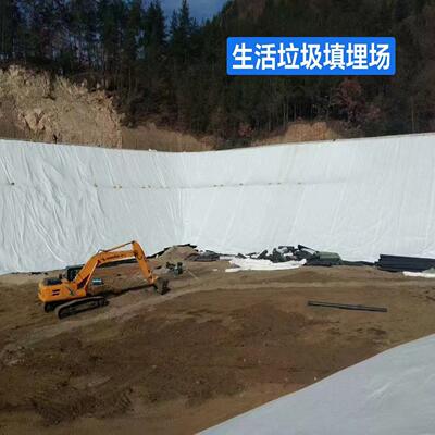 城建土工膜膜标加厚国复合防水布垃填埋尾矿鱼塘沼气圾池防渗VSB