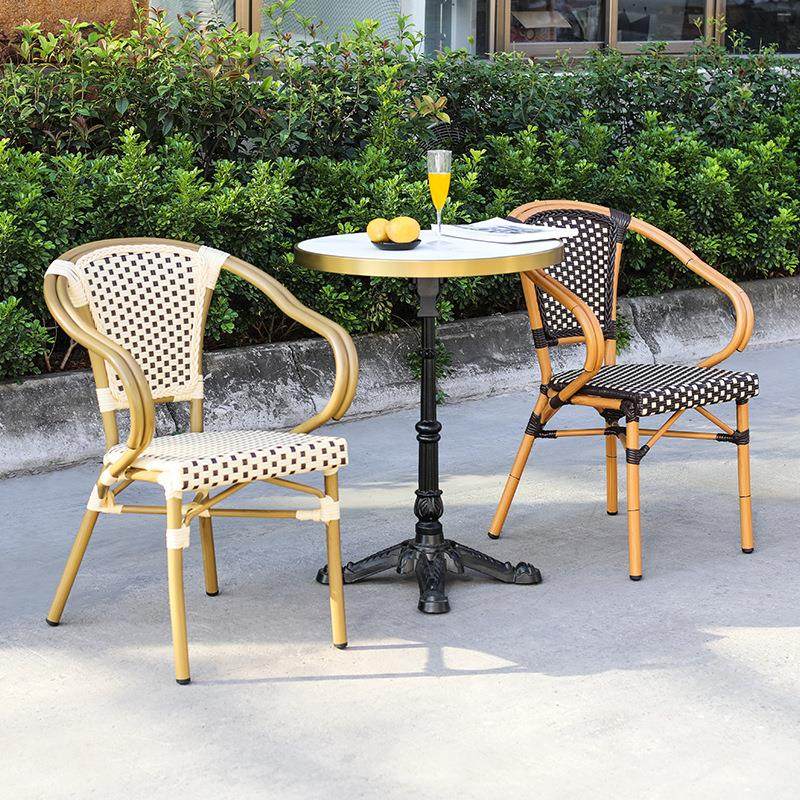 户桌231229-1外桌椅跨境编藤椅酒外店商业街工程外摆桌椅铝合金室,商业/办公家具,商用藤编家具,淘宝优惠券,粉丝福利购,淘宝优惠卷