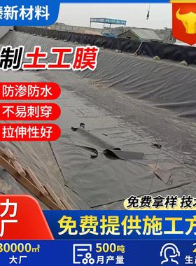 hdpe土工储油1罐膜底.0mm全新烯料聚乙PAJ黑膜垃圾填场埋覆盖土工