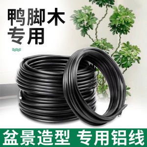 橡皮树造型铁丝三角梅用盆景造型铝丝铝线盘扎铝丝线蟠扎花卉定型