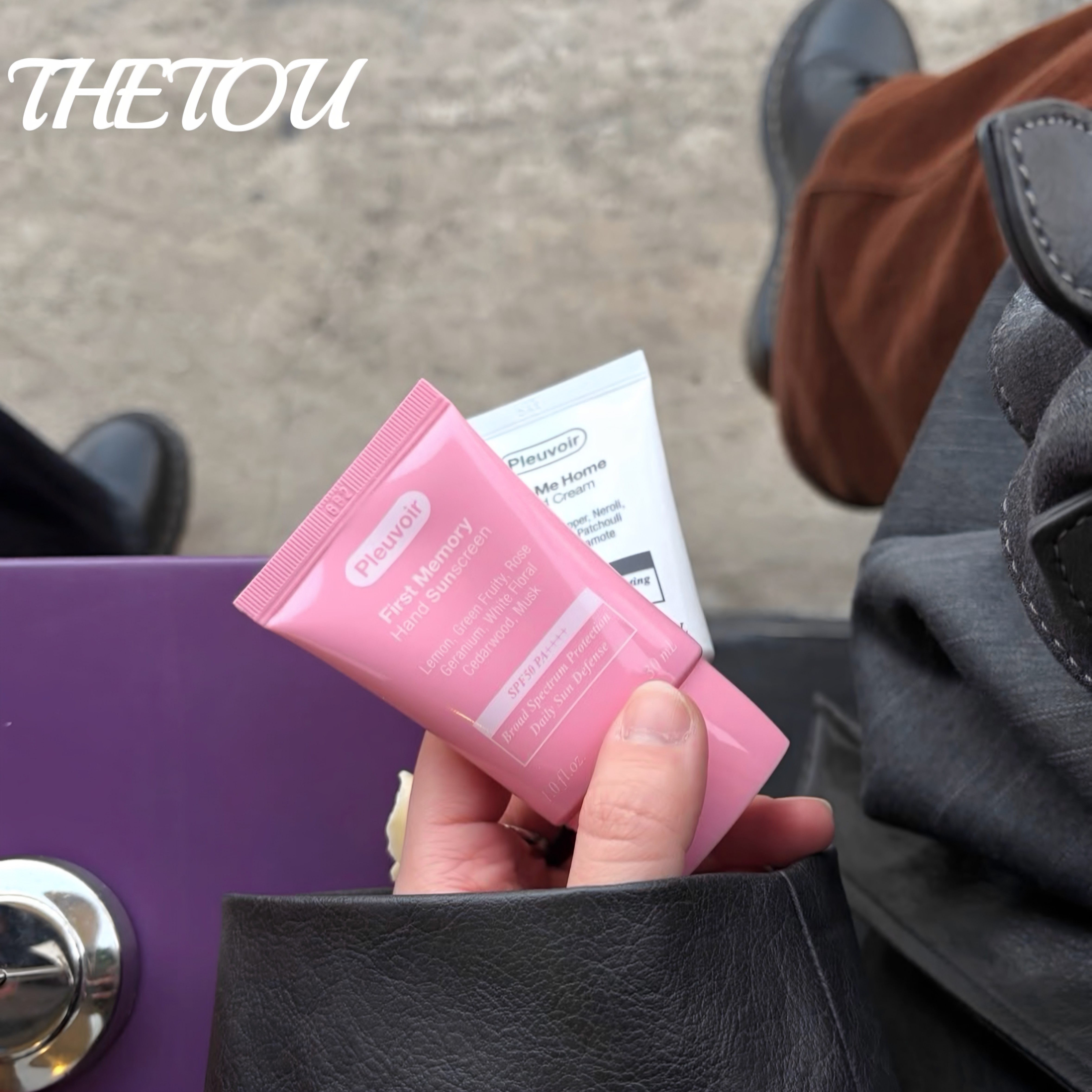 【初见印象】韩国pleuvoir防晒护手霜补水滋润保湿清爽不黏留香持
