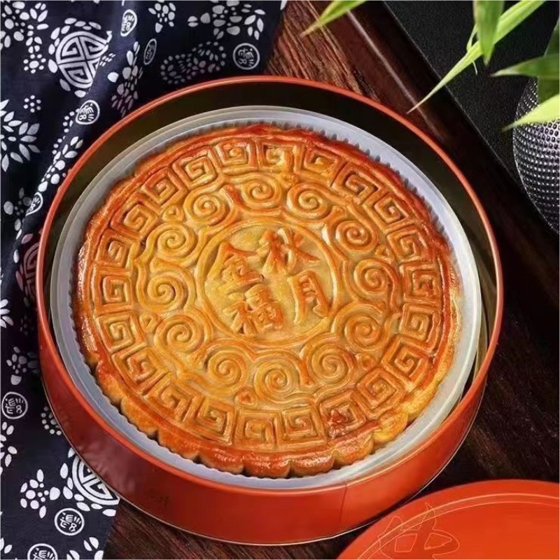 广式火腿伍仁金腿老式五仁叉烧莲蓉大月饼礼盒老牌子中秋节月饼