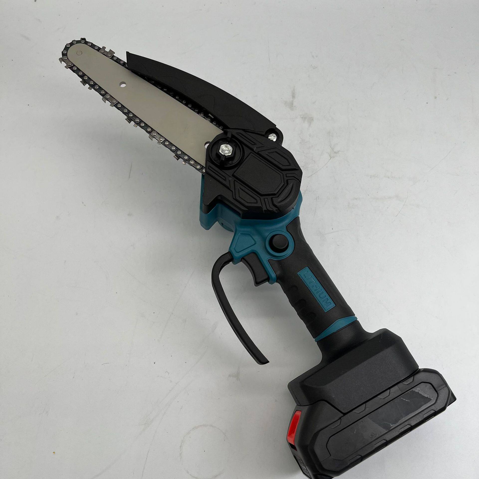 手持电动修枝锯充电式小型锂电锯木工单手电锯家用伐木迷你电链锯