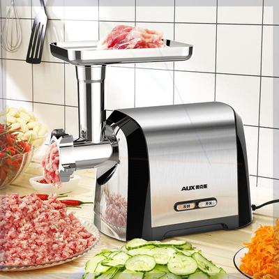 奥克斯电动绞肉机家用多功能全自动不锈钢搅碎肉馅机灌肠小型商用