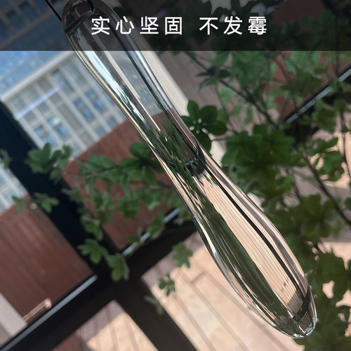 高硼硅实心玻璃棒坚固不易碎圆润光滑长210mm，直径40mm