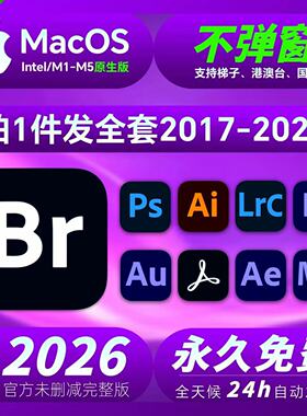 Br软件2026/2025安装包macm1m2m3m4m5远程安装Adobe Bridge永激活